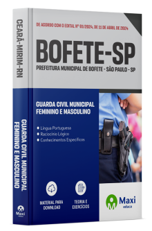 Apostila Prefeitura de Bofete - SP - 2024