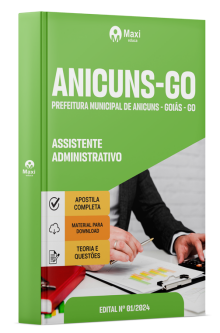 Apostila Prefeitura de Anicuns - GO - 2024