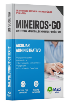 Apostila Prefeitura de Mineiros - GO - 2024