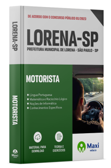 Apostila Prefeitura de Lorena - SP - 2024