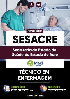 Apostila Secretaria de Estado de Saúde do Estado do Acre - SESACRE