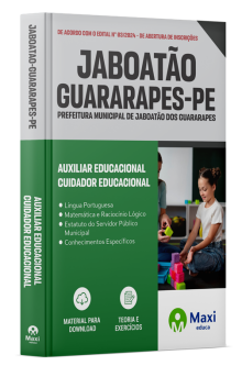 Apostila Prefeitura de Jaboatão dos Guararapes - PE - 2024