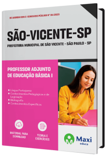 Apostila Prefeitura de São Vicente - SP 2023