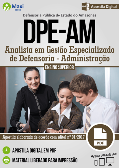 Apostila Digital em PDF da Defensoria Pública do Estado do Amazonas - DPE-AM