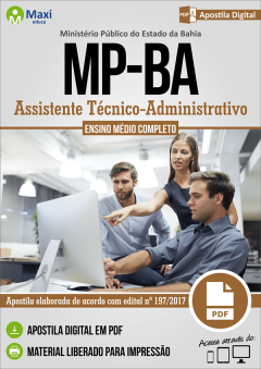 Apostila Digital em PDF do Ministério Público do Estado da Bahia - MP-BA