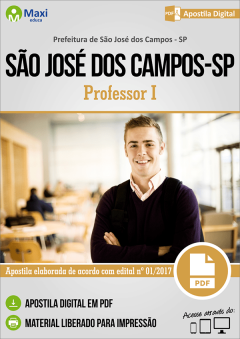 Apostila Digital em PDF da Prefeitura de São José dos Campos - SP