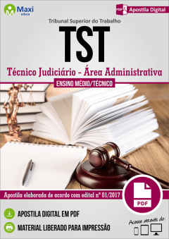 Apostila Digital em PDF do Tribunal Superior do Trabalho - TST