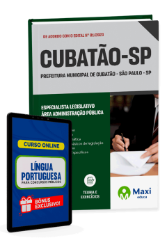 Apostila Prefeitura de Cubatão  - SP - 2023