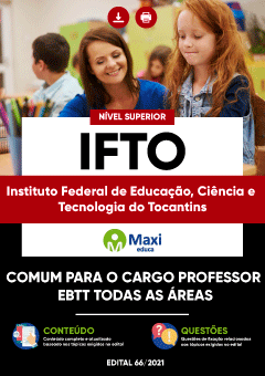 Apostila Instituto Federal de Educação, Ciência e Tecnologia do Tocantins - IFTO