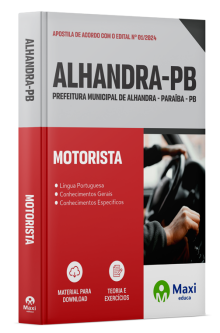 Apostila Prefeitura de Alhandra - PB - 2024