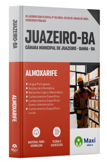 Apostila Câmara de Juazeiro-BA 2024