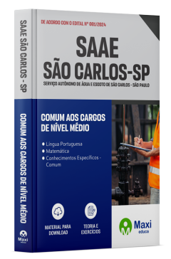 Apostila SAAE São Carlos-SP 2024