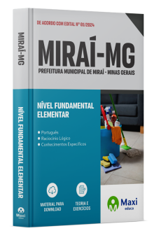 Apostila Prefeitura de Miraí - MG - 2024