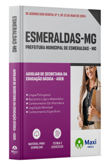 Apostila Prefeitura de Esmeraldas - MG - 2024