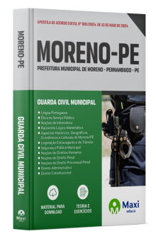 Apostila Prefeitura de Moreno - PE - 2024