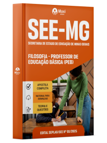 Apostila SEE-MG - Secretaria de Estado de Educação de Minas Gerais - 2025