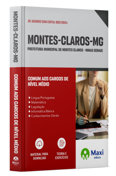 Apostila Prefeitura de Montes Claros - MG - 2024