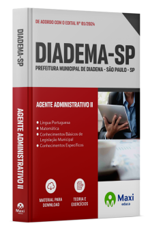 Apostila Prefeitura de Diadema  - SP - 2024
