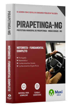 Apostila Prefeitura de Pirapetinga-MG 2024