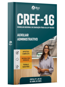 Apostila CREF-16 - Conselho Regional de Educação Física da 16ª Região -2025