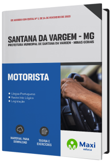 Apostila Prefeitura de Santana da Vargem - MG 2023