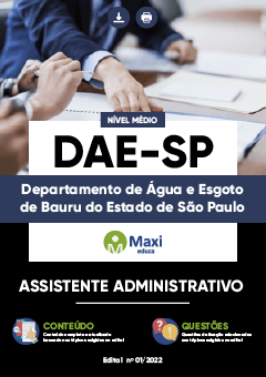 Apostila Departamento de Água e Esgoto de Bauru do Estado de São Paulo - DAE-SP