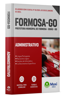 Apostila Prefeitura de Formosa - GO - 2024