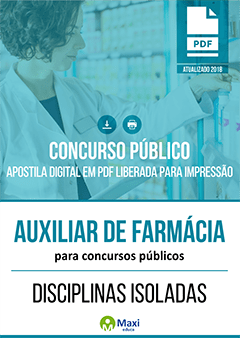 Auxiliar de Farmácia para Concursos Públicos