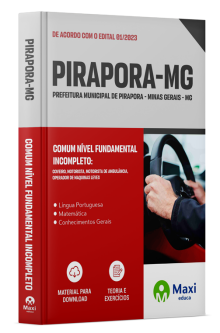 Apostila Prefeitura de Pirapora - MG - 2024