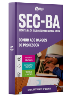 Apostila SEC-BA - Secretaria da Educação do Estado da Bahia - 2025