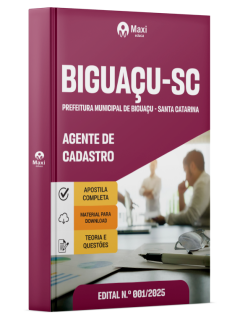 Apostila Prefeitura de Biguaçu - SC - 2025