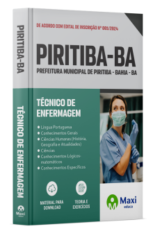 Apostila Prefeitura de Piritiba - BA - 2024