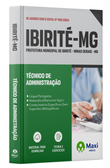 Apostila Prefeitura de Ibirité - MG - 2024