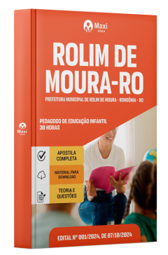Apostila Prefeitura de Rolim de Moura-RO 2024