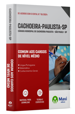 Apostila Câmara de Cachoeira Paulista - SP - 2024