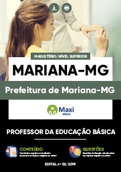 Apostila Digital em PDF da Prefeitura de Mariana-MG
