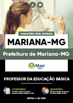 Apostila Prefeitura de Mariana-MG