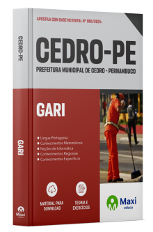 Apostila Prefeitura de Cedro-PE 2024