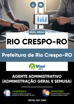 Apostila Prefeitura de Rio Crespo-RO
