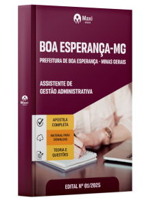Apostila Prefeitura de Boa Esperança - MG - 2025