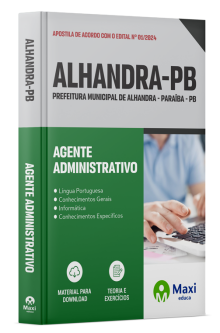 Apostila Prefeitura de Alhandra - PB - 2024