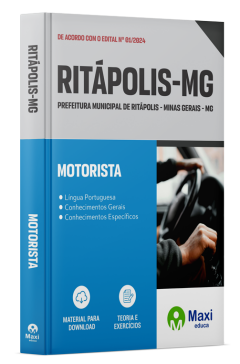 Apostila Prefeitura de Ritápolis-MG 2024