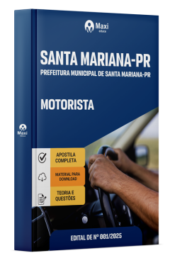 Apostila Prefeitura de Santa Mariana - PR 2025