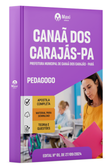 Apostila Prefeitura de Canaã dos Carajás - PA - 2024