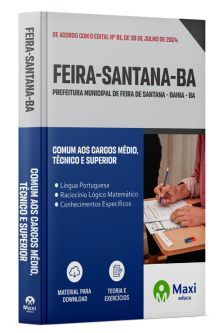 Apostila Prefeitura de Feira de Santana-BA 2024