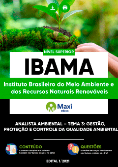 Apostila Instituto Brasileiro do Meio Ambiente e dos Recursos Naturais Renováveis - IBAMA