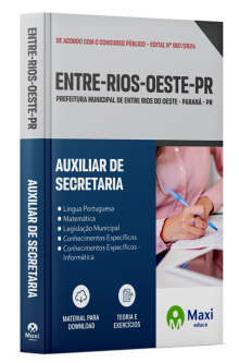 Apostila Prefeitura de Entre Rios do Oeste - PR - 2024