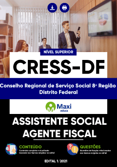 Apostila Digital em PDF da Conselho Regional de Serviço Social 8ª Região - Distrito Federal - CRESS-DF