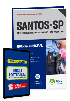 Apostila Prefeitura de Santos  - SP - 2023