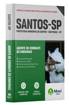 Apostila Prefeitura de Santos - SP - 2024